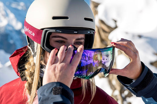 Ski goggles with uv protection